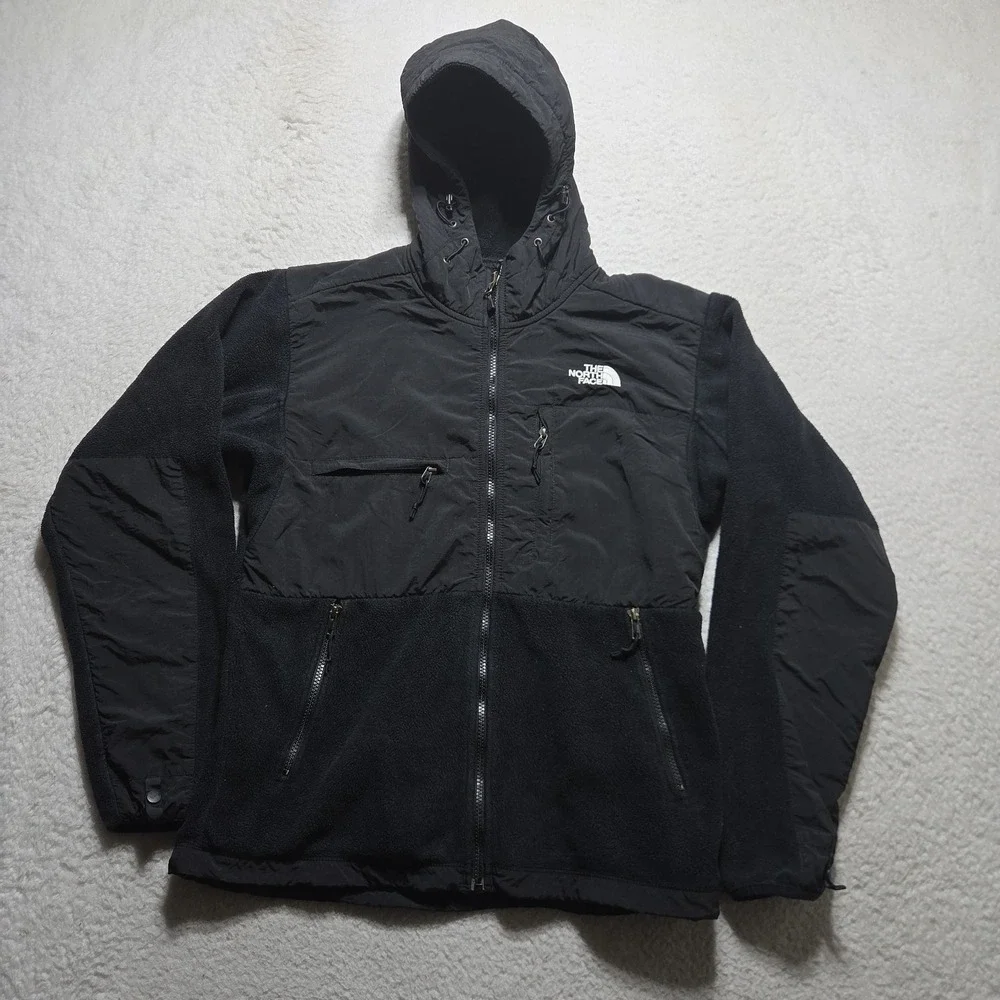 Vintage North Face Denali Fleece Jacket Mens Small  Black Polartec Full Zip